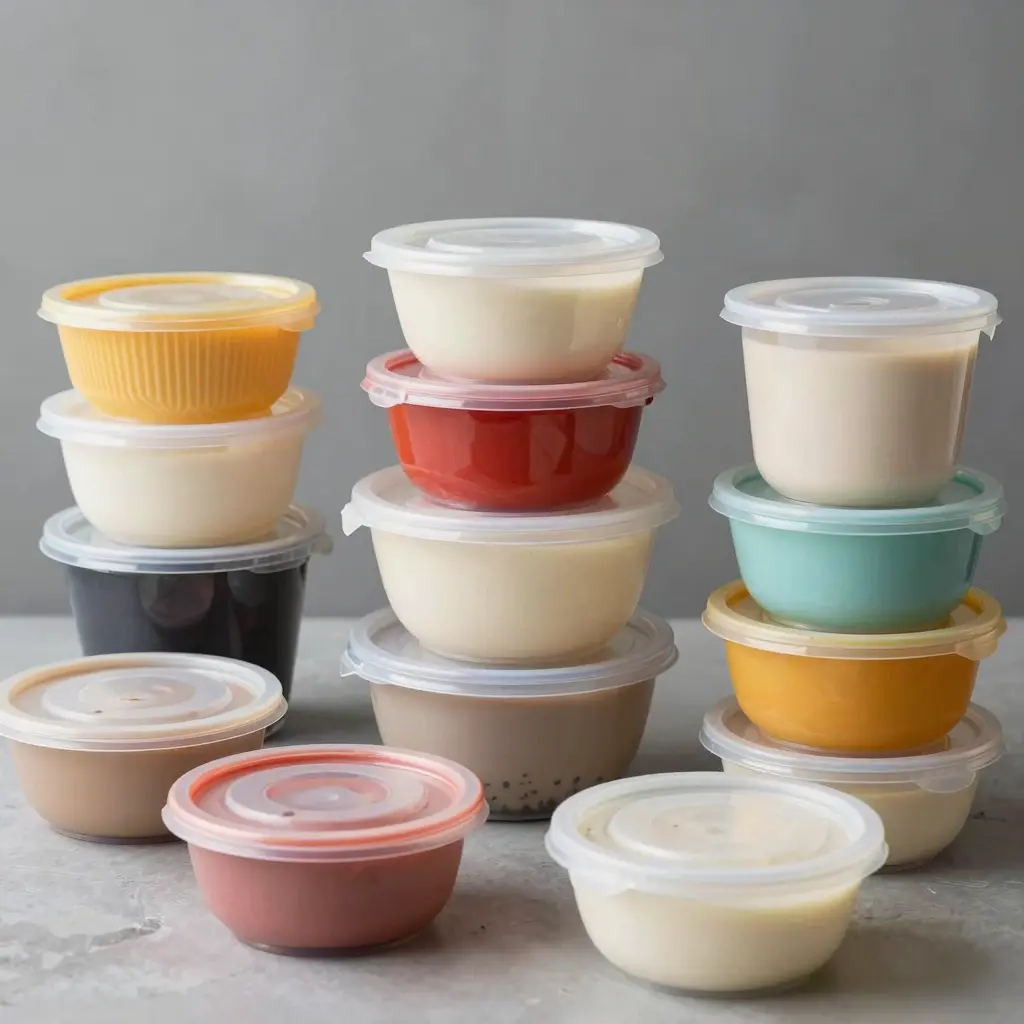 Various Plastic Thin Wall Food Containers
