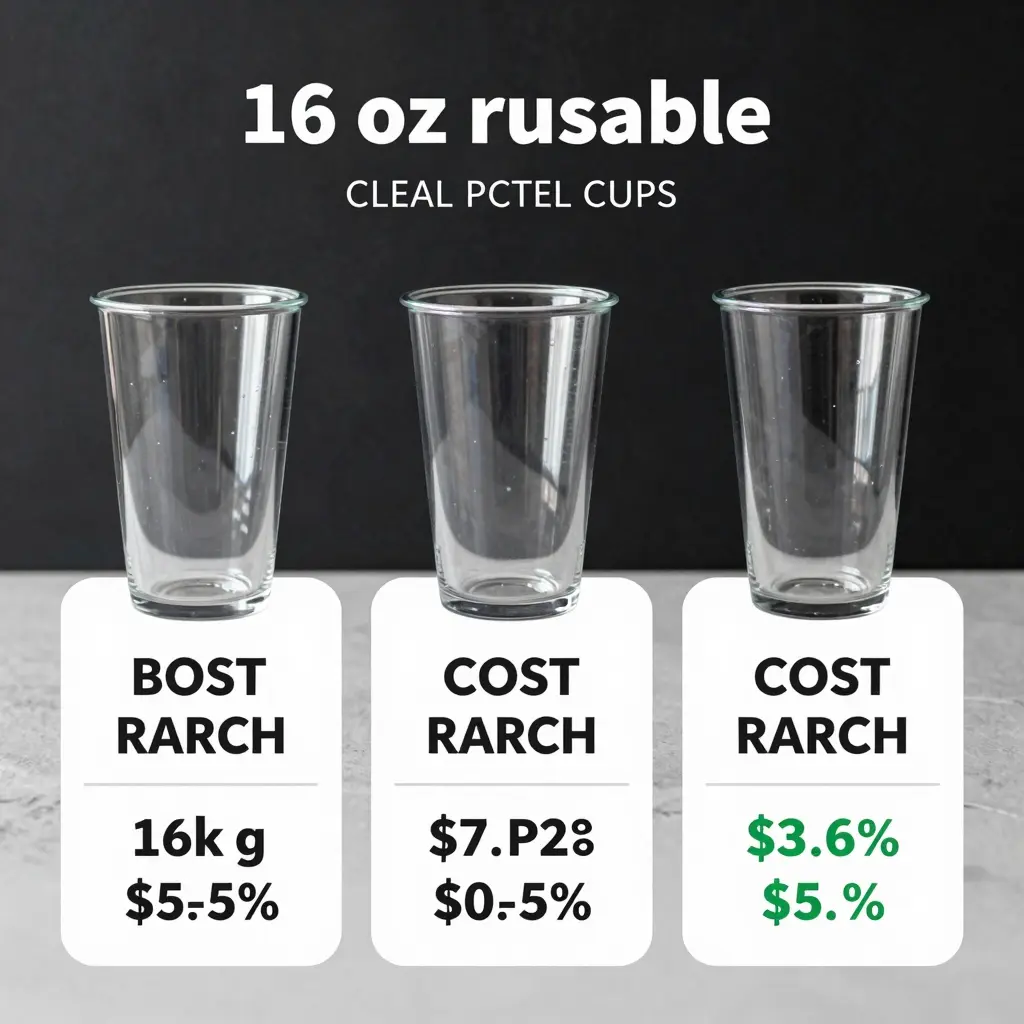 Reusable Clear Plastic Cups Comparison