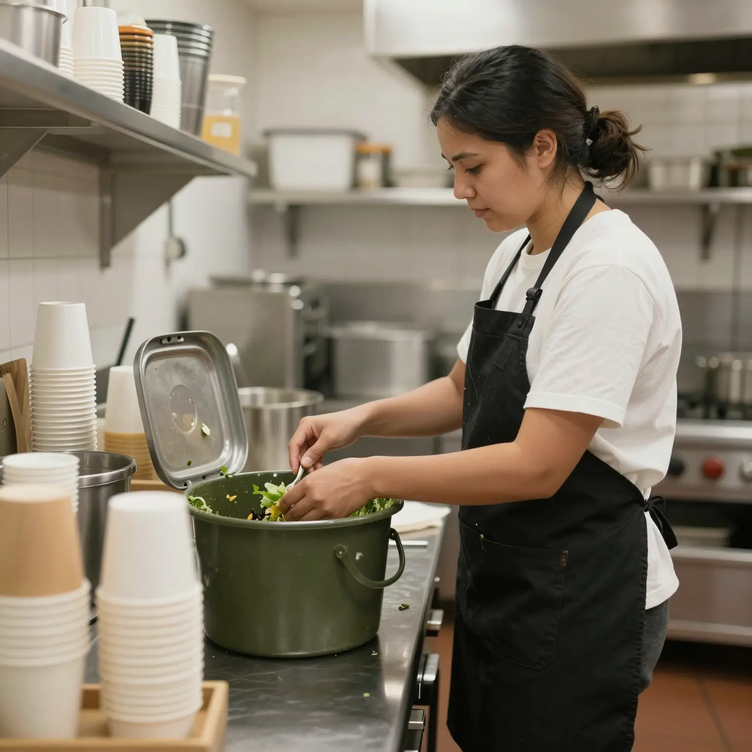 Sustainable food service practice