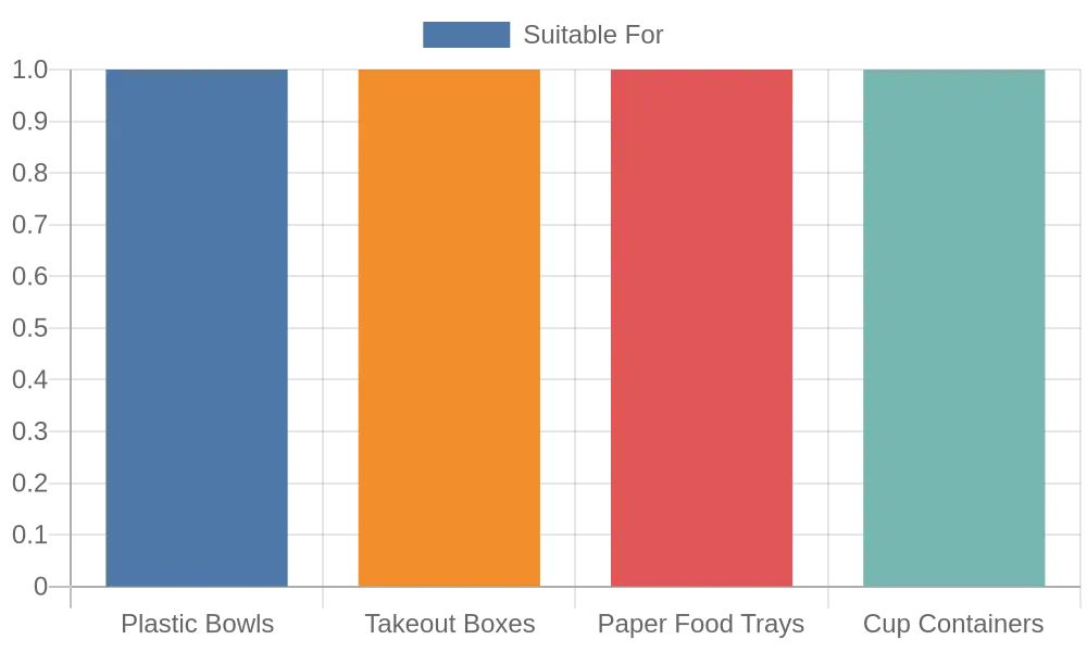 Various Types of Disposable Food Containers