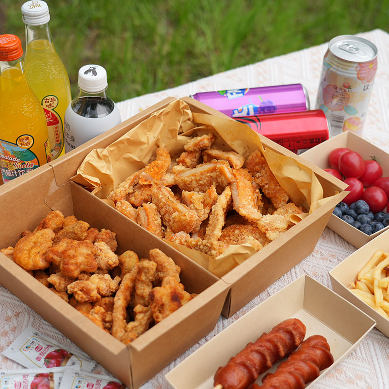 Picnic Kraft Paper Cake Boxes Clear Windows Dessert Fruit Packing Eco-friendly Food Container Home Kitchen Takeaway Party Event - Image 6