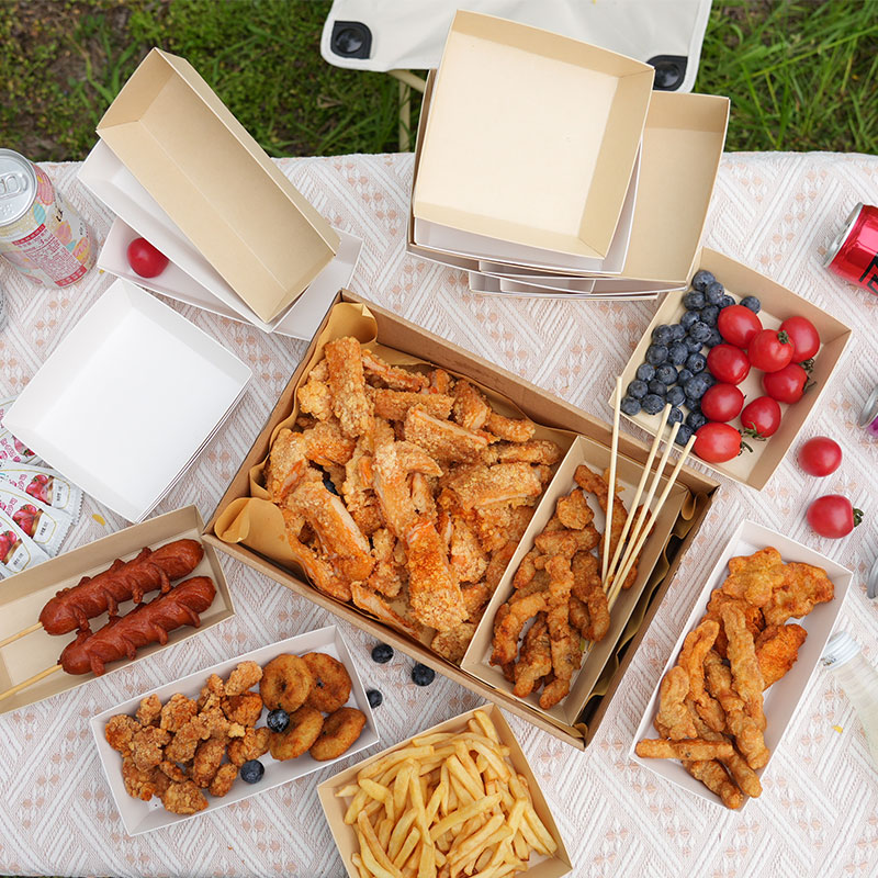 Picnic Kraft Paper Cake Boxes Clear Windows Dessert Fruit Packing Eco-friendly Food Container Home Kitchen Takeaway Party Event - Image 7