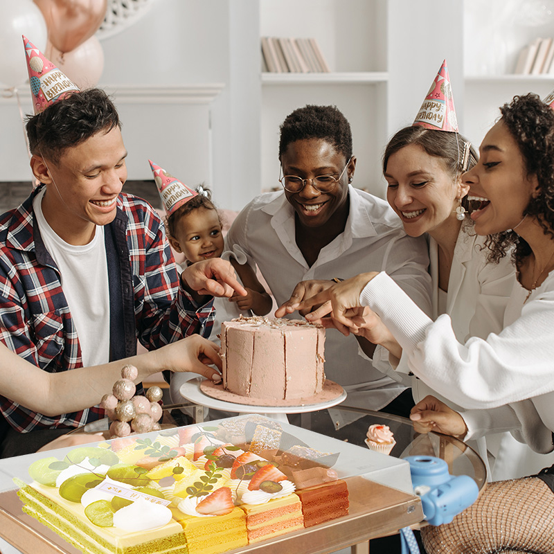 Vintage Kraft Paper Box With Window Paper Gift Box Cake Packaging Cake Dessert Box Food Plates Packing Box Party Supply - Image 7