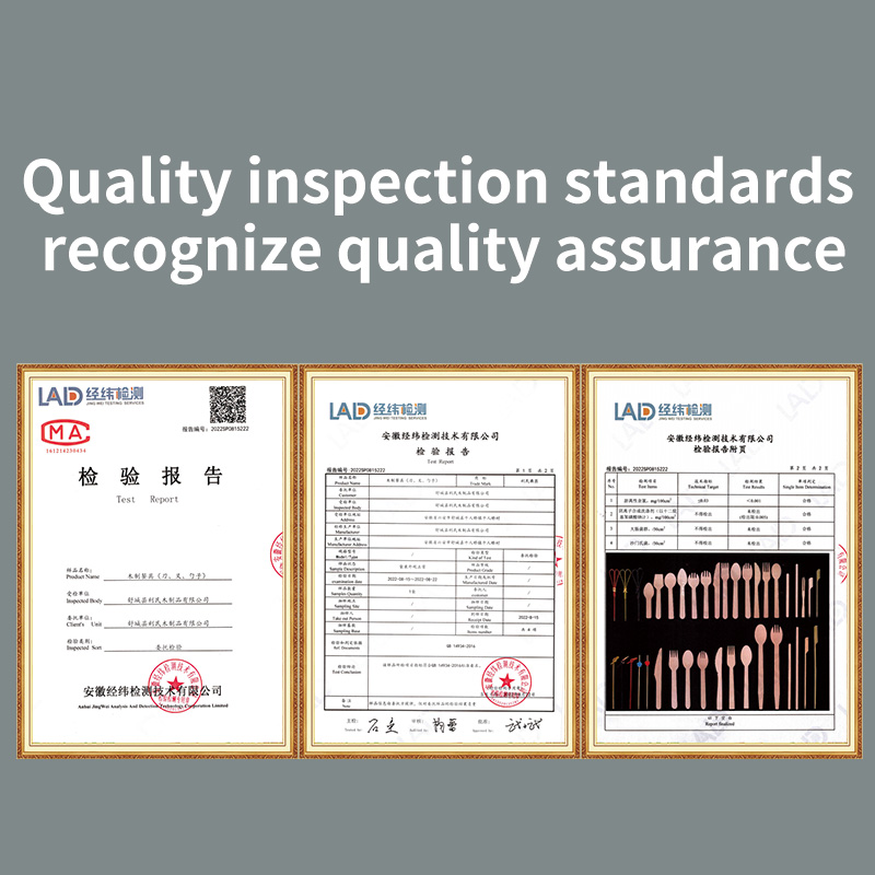 Hot selling high quality eco friendly wooden spoon knife and fork wooden disposable cutlery set - Image 4