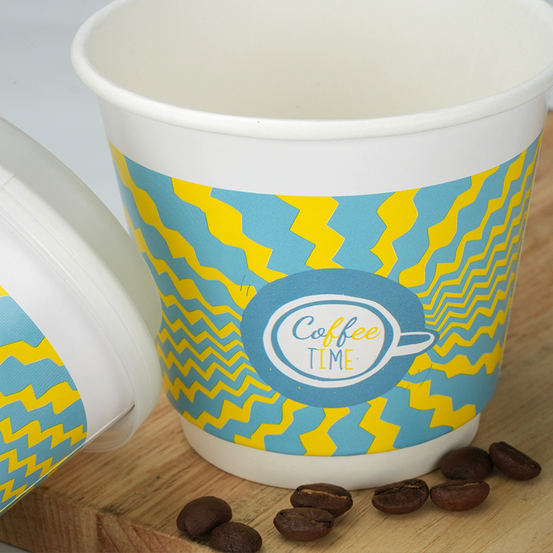 Double-Layer Paper Cups 8/24pcs Disposable Paper Cups For Home Office Party Weddings Coffee Shops Supplies Milk Tea Cups - Image 7