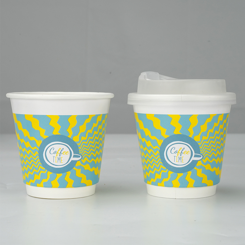 Double-Layer Paper Cups 8/24pcs Disposable Paper Cups For Home Office Party Weddings Coffee Shops Supplies Milk Tea Cups - Image 8