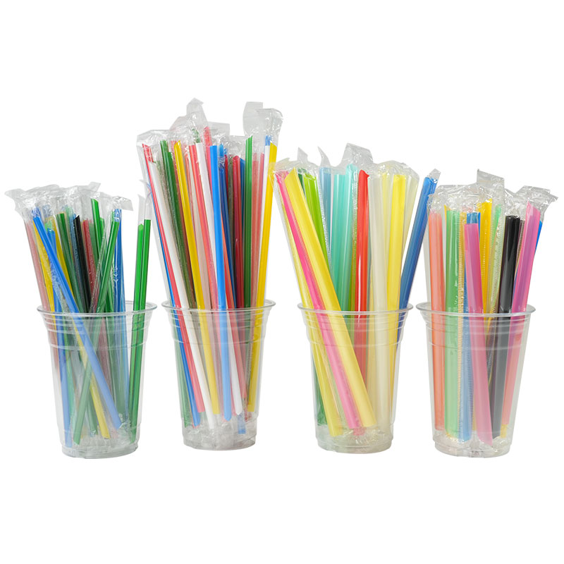 100Pcs Individually Packaged Straw Color Drinking Straws Bubble Tea Straw BIg Milkshake Straws Party Wedding Bar Home Accessories - Image 3