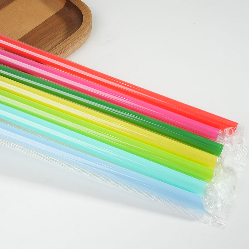 100Pcs Individually Packaged Straw Color Drinking Straws Bubble Tea Straw BIg Milkshake Straws Party Wedding Bar Home Accessories - Image 6