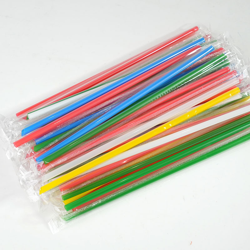 100Pcs Individually Packaged Straw Color Drinking Straws Bubble Tea Straw BIg Milkshake Straws Party Wedding Bar Home Accessories - Image 9