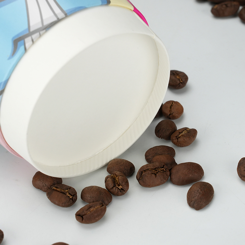 Uchampak Coffee Home Office Disposable Paper Cup High-end Double-layer Thick Children's Cartoon Cute - Image 5