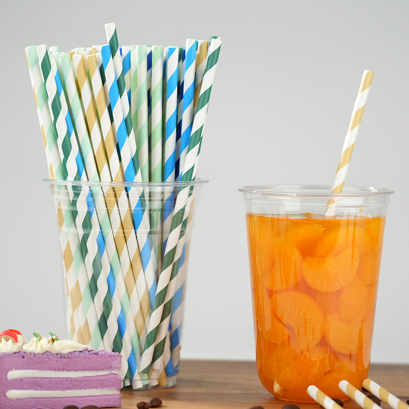 Mixed Color Paper Straw Bulk Drink items Cocktails Soda Shakes Drinkware Birthday Wedding Party Decoration Drinkng Straws