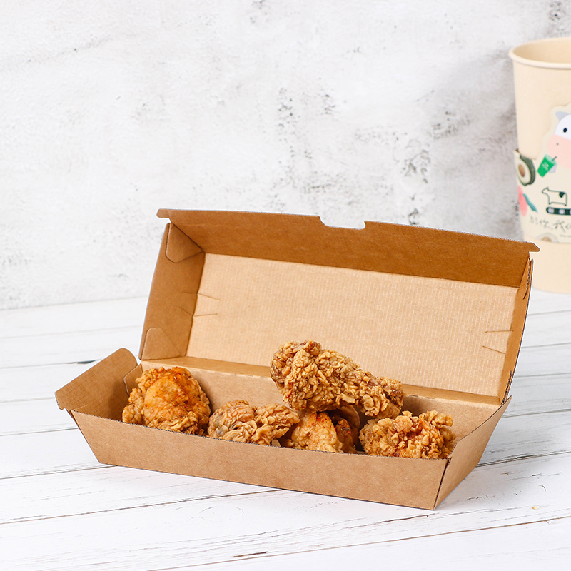 Uchampak- Party Box Biodegradable clamshell box disposabletakeaway container perfect for parties and food