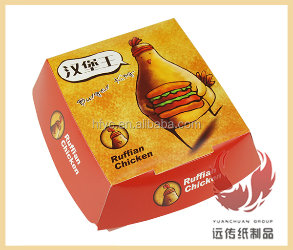 Custom Takeaway Burger Packaging Biodegradable Burger Take Away Food Box - Image 4