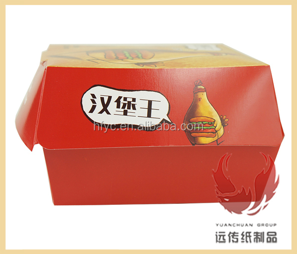 Custom Takeaway Burger Packaging Biodegradable Burger Take Away Food Box - Image 6