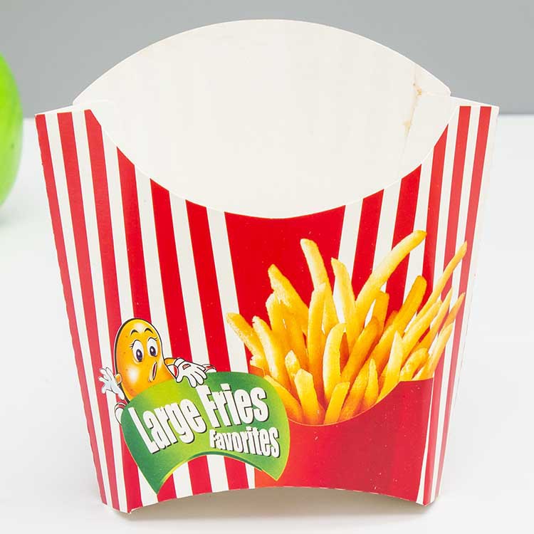 Uchampak - Cone shaped French fries box / KFC packing box / Fast food packaging box Bio Box