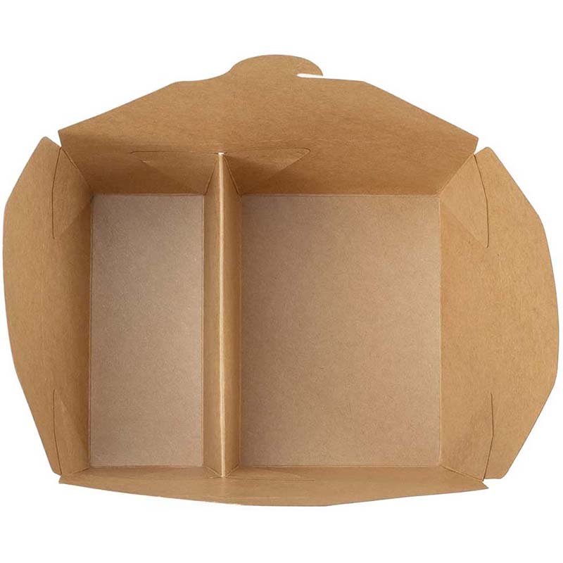 Uchampak - Compostable Eco Friendly Food Grade Recycle Fold-To-Go Paper To Go Boxes Folded Paper Container Custom Color Bio Box - Image 5