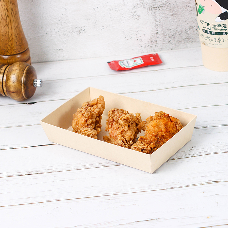 Uchampak - New Design Cardboard Paper Pasta Paper Box Eco-Friendly Paper Take-out Boxes LAMINATED KRAFT BOX WITH CLEAR PET LID Bio Box - Image 5