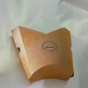 Uchampak - Disposable Fries Holder Disposable Take- out Waffle Paper Popcorn Boxes Food Trays Paper Cone Container