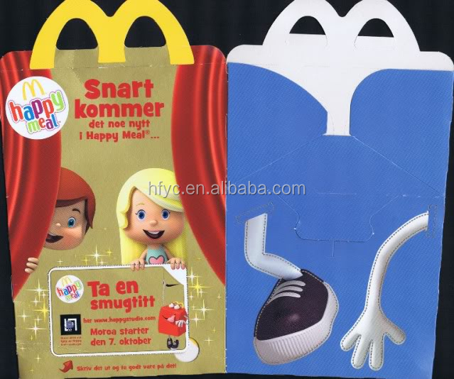 Uchampak - OEM Factory supplier happy meal b box for fast food packaging Window & Foldable Pak - Image 7