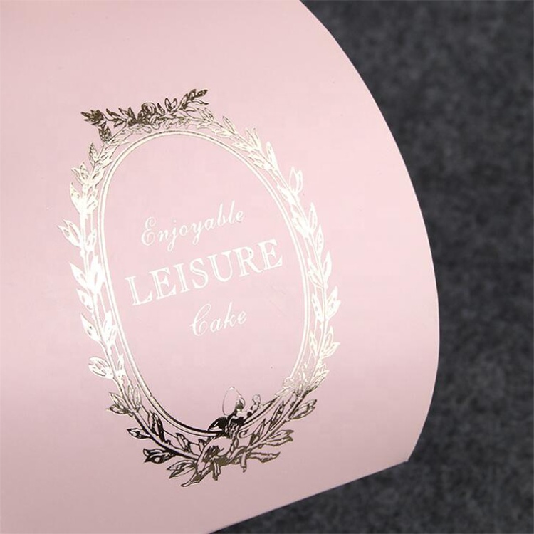 Uchampak - Pink printed small wedding cake boxes for folding paper Window & Foldable Pak - Image 4