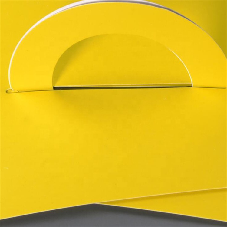 Uchampak - Foldable cardboard paper cake box with handle Window & Foldable Pak - Image 5