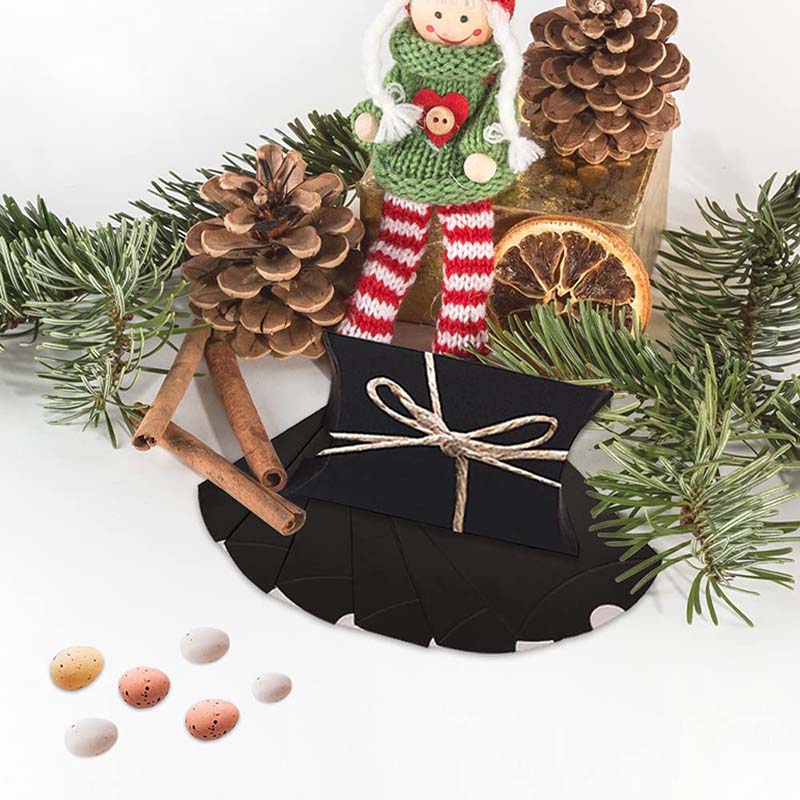 Uchampak - Black Boxes Small Gift Boxes, 3.5 x 2.8 Inches Mini Favor Boxes for Packaging Small Business - Image 7