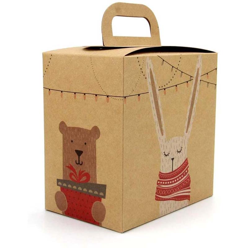 Uchampak- Cookie Boxes with Windows for Pies, Pastries, Smash Hearts, Strawberries and Muffins Window & Foldable Pak - Image 6