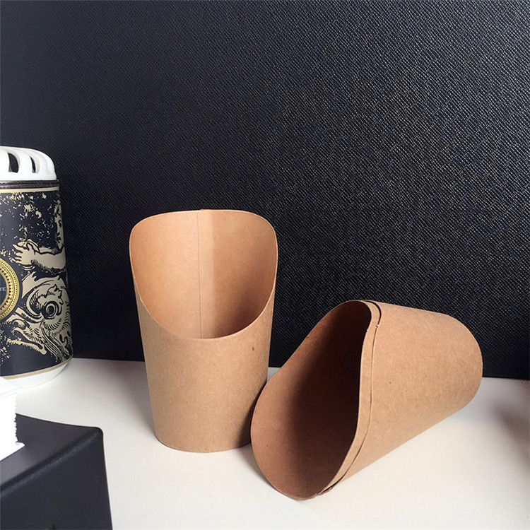 Uchampak - Special shape cylindrical paper french fries box Single wall cup - Image 3