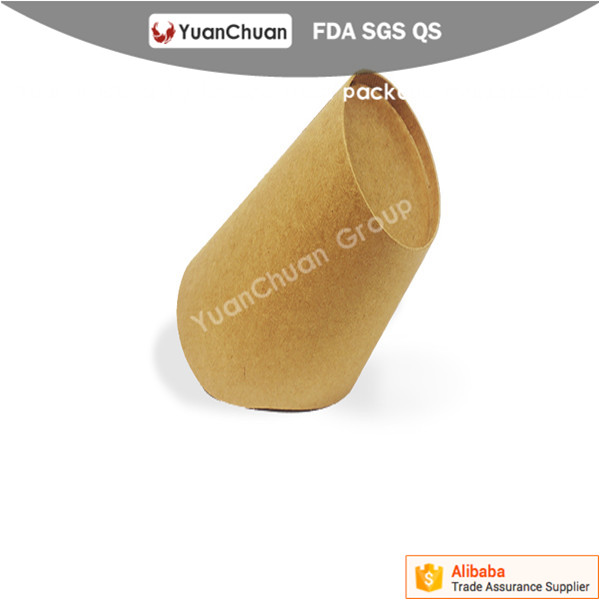 Uchampak - Disposable kraft paper cup French fries boxes Single wall cup - Image 5