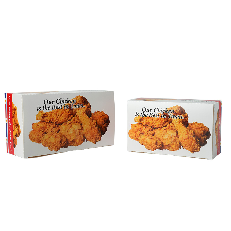Wholesale high quality Fried Chicken Boxes Chicken Wings Box Custom logo Fast Food Takeaway Fried Chicken Packaging Boxe