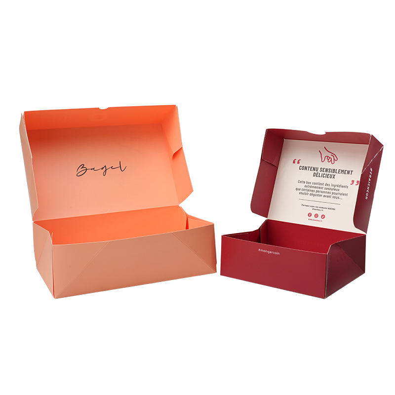 Factory custom double side printing Disposable Kraft Paper Fast Food Box cake bread Takeaway Food Packaging with Window - Image 5