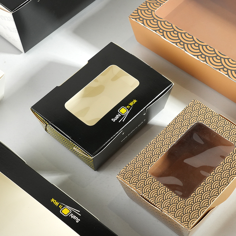 Uchampak Custom Paper Lunch Boxes – Eco-Friendly Fast Food Packaging from Factory Supplier