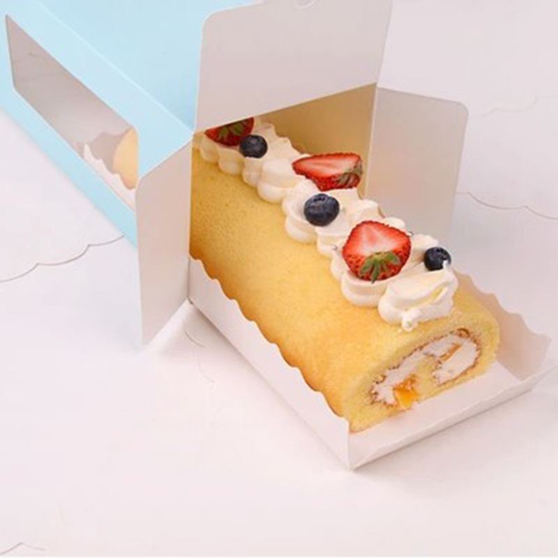 Uchampak - custom cardboard paper food grade ice cream cake box wholesale with a competitive price Window & Foldable Pak
