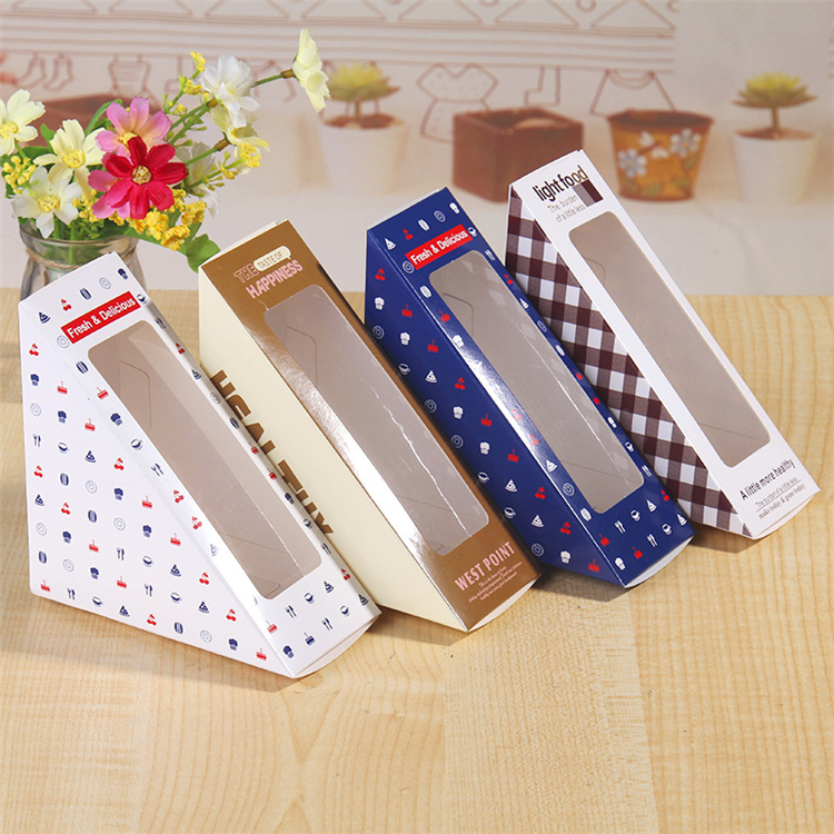 Uchampak- Hot Selling Customized Sandwich Paper Packaging Box Window & Foldable Pak