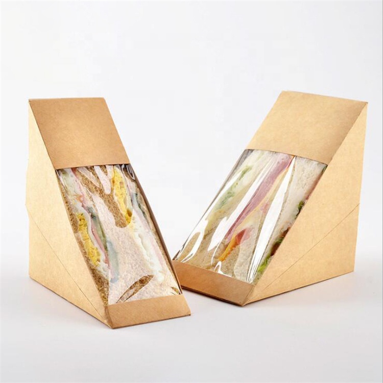 Uchampak - Heat seal sandwich container box with clear window Window & Foldable Pak - Image 4