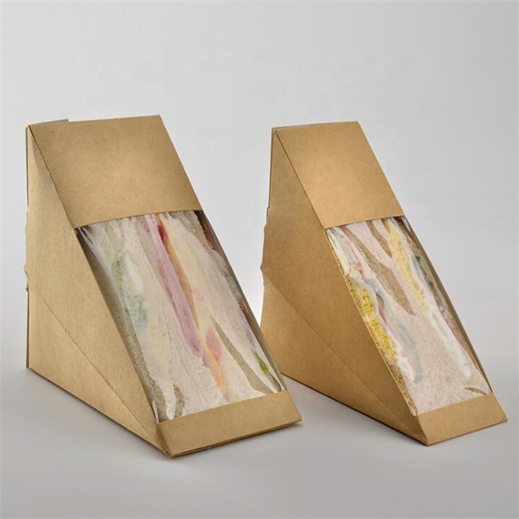 Uchampak - Heat seal sandwich container box with clear window Window & Foldable Pak - Image 5