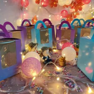 Uchampak - Foldable Bakery Boxes with Window Pastry Boxes for Cupcakes Candy Window & Foldable Pak7