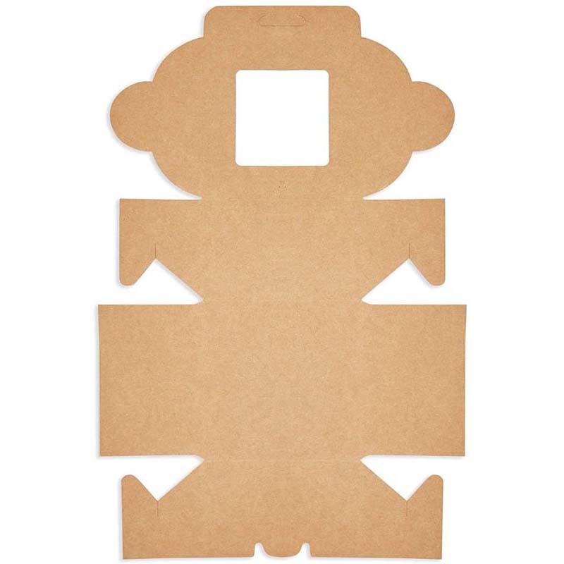 Uchampak- Brown Bakery Boxes for Pies, Pastries, Smash Hearts, Strawberries and Muffins Window & Foldable Pak - Image 5