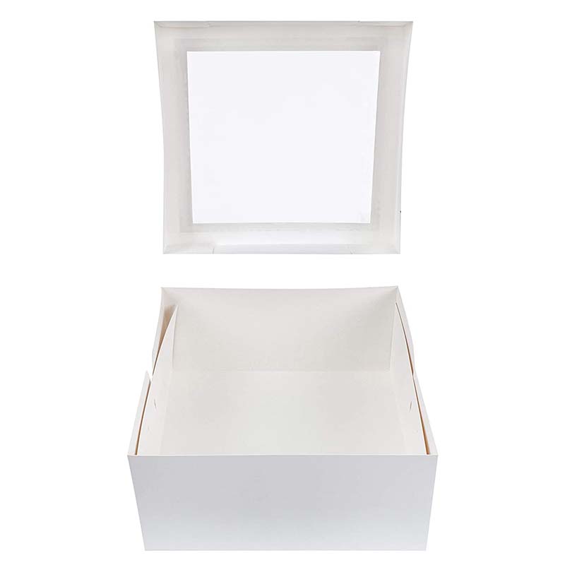 Uchampak- Boxes Cookie Boxes with Windows for Pies, Pastries, Smash Hearts, Strawberries Window & Foldable Pak - Image 6