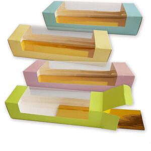 Uchampak - for Pies, Pastries, Smash Hearts, Strawberries and Muffins Window & Foldable Pak