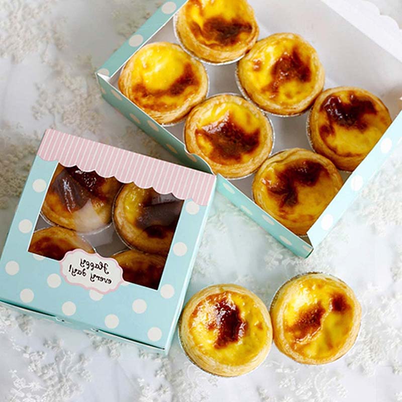 Uchampak - Sushi To Go Box with Window Small Cake Box Kraft Paper Treat Boxes for Pastry Window & Foldable Pak - Image 6