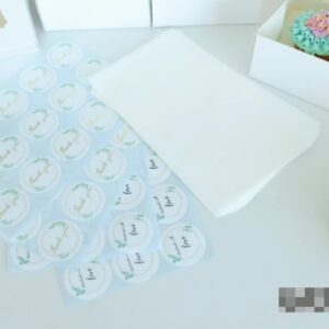 Uchampak - natural disposable Biscuit box for cake, sushi,salad and light food Recyclable paper baking box1