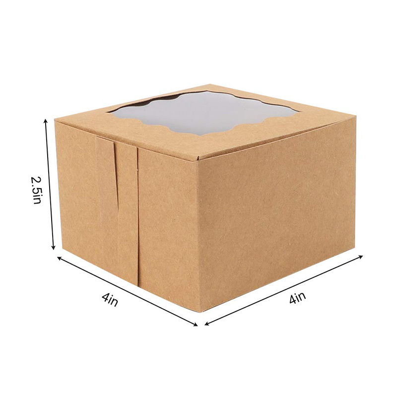 Uchampak - Disposable environmentally friendly paper box, foldable flat sushi box  Window & Foldable Pak