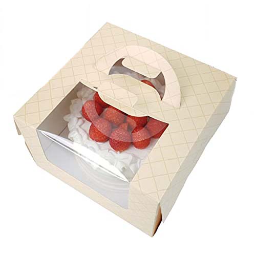 Uchampak - Paper Sushi Food Packaging Delivery To Go Take Away Container Box with Window Window & Foldable Pak