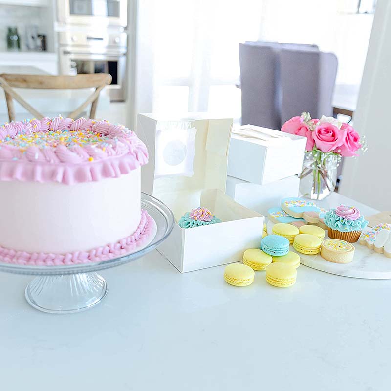 Uchampak - Sushi Food Packaging Delivery To Go Take Away Container Box with Window Window & Foldable Pak1 - Image 3