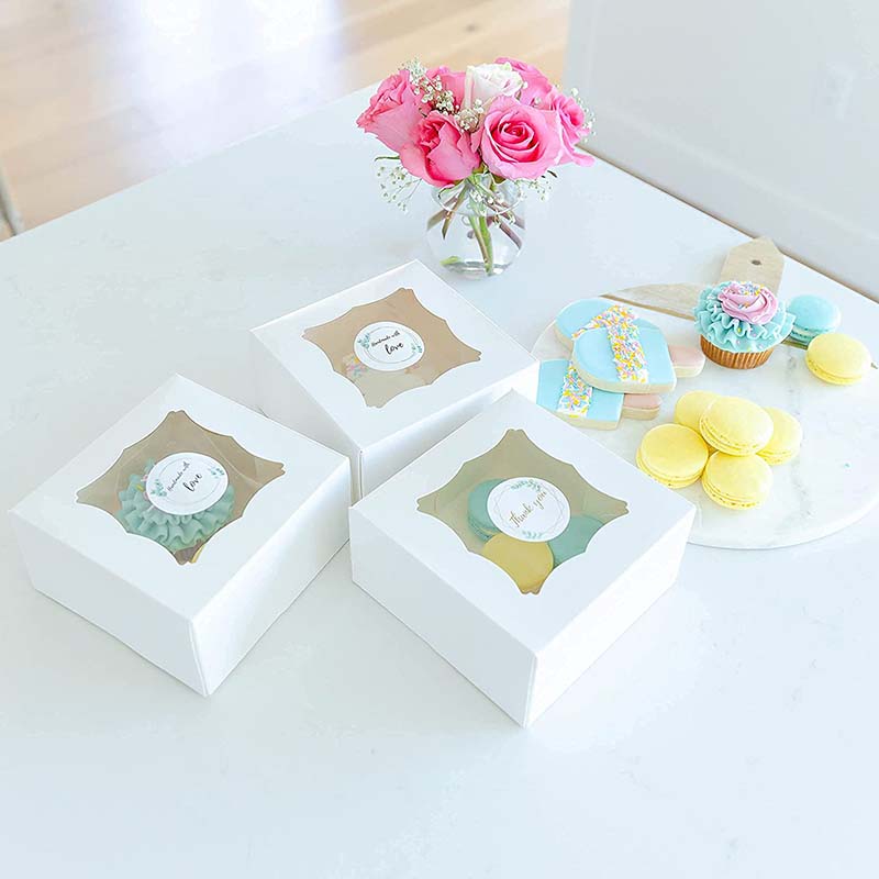 Uchampak - Sushi Food Packaging Delivery To Go Take Away Container Box with Window Window & Foldable Pak1 - Image 5