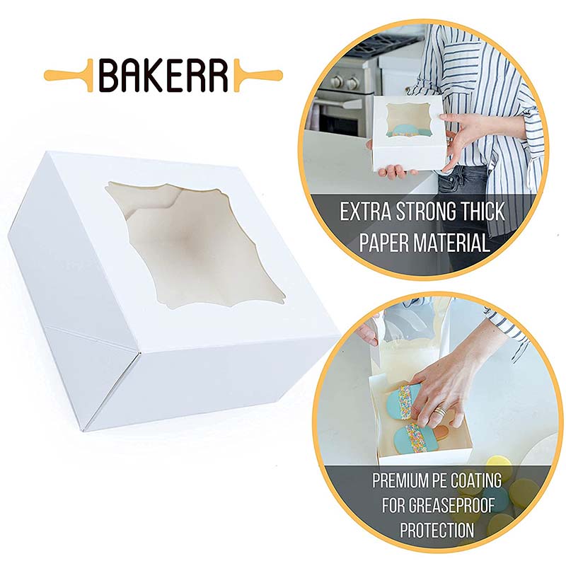 Uchampak - Compostable Paper Sushi Box Eco Friendly Sushi To Go Box Packaging Window & Foldable Pak1 - Image 3