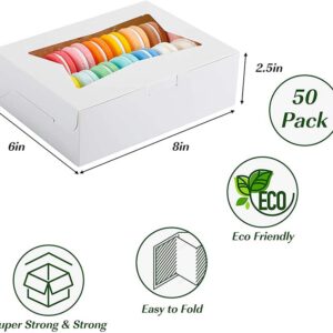 Uchampak- Disposable take away sushi to go box with window Natural paper box for pies and biscuit Window & Foldable Pak