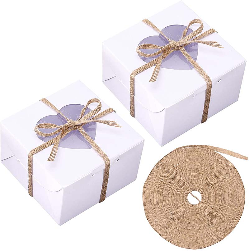 Uchampak- Cake Pastry Candy Takeaway Box Disposable Paper Sandwich Craft Carton Triangle Sandwich Box With Window - Image 4