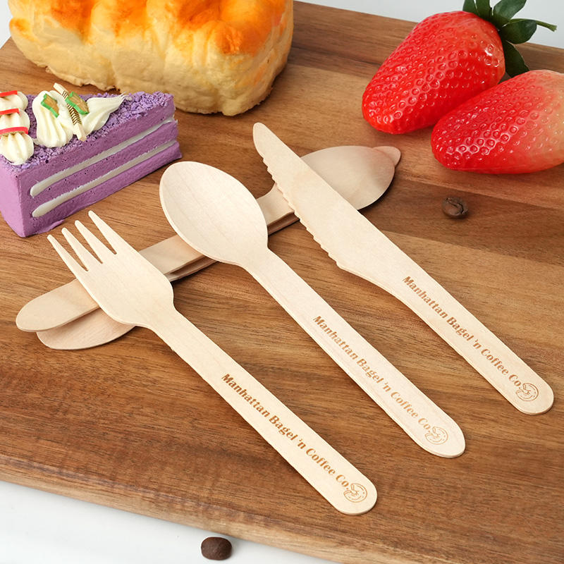 Uchampak Custom Disposable Cutlery – Hot Foil Stamped Fork Spoon Knife Sets - Image 4